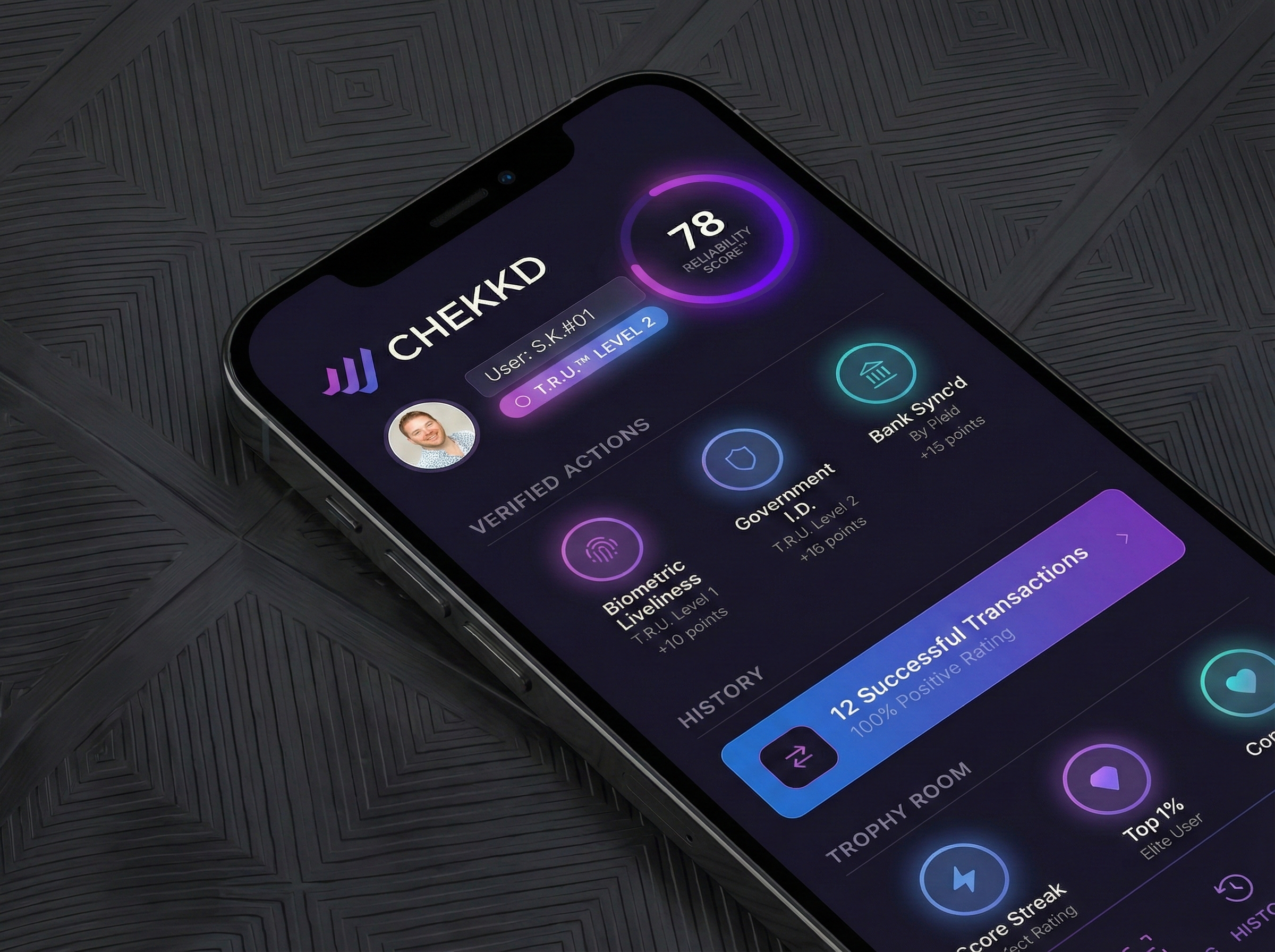 CHEKKD TrustBadge identity verification for marketplaces and peer-to-peer transactions